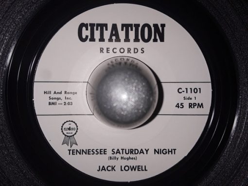 Jack Lowell - Tennessee Saturday Night / One Dream (7", Single) (Very Good Plus (VG+))