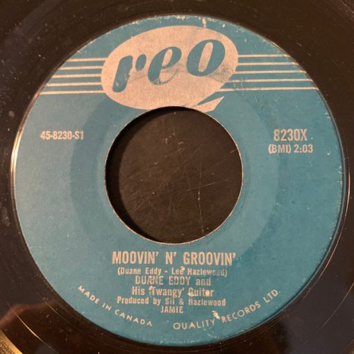 Duane Eddy - Moovin' N' Groovin' (7", Single) (Very Good Plus (VG+))