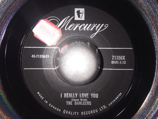 The Danleers - I Really Love You / My Flaming Heart (7", Single) (Very Good Plus (VG+))