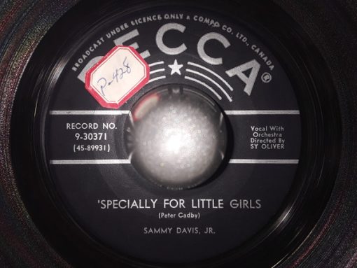 Sammy Davis Jr. - 'Specially For LIttle Girls / Don'cha Go 'Way Mad (7") (Very Good (VG))