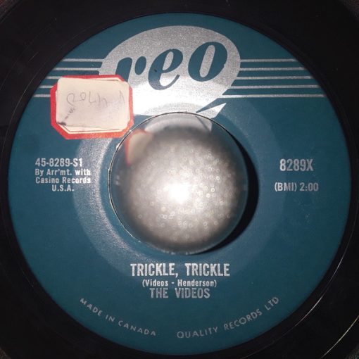 The Videos (2) - Trickle, Trickle / Moonglow You Know (7", Single) (Very Good Plus (VG+))