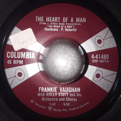 Frankie Vaughan - The Heart Of A Man / I Ain't Gonna Lead This Life No More (7", Single) (Near Mint (NM or M-))