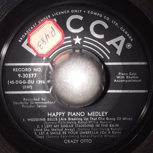 Der Schräge Otto - Happy Piano Medley / Good Evening Friends Medley (7") (Very Good (VG))