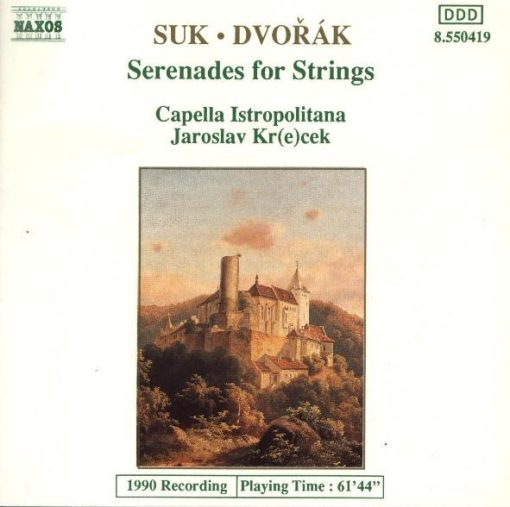 Josef Suk (2) • Antonín Dvořák - Capella Istropolitana, Jaroslav Krček - Serenades For Strings (CD, Album) (Near Mint (NM or M-))