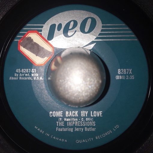 The Impressions - Come Back My Love (7") (Near Mint (NM or M-))