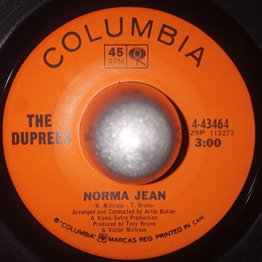 The Duprees - Norma Jean / She Waits For Him (7", Single) (Near Mint (NM or M-))