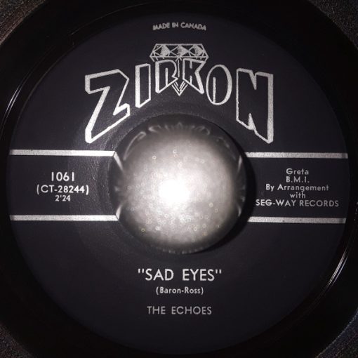 The Echoes (2) - Sad Eyes / It's Rainin' (7") (Very Good Plus (VG+))