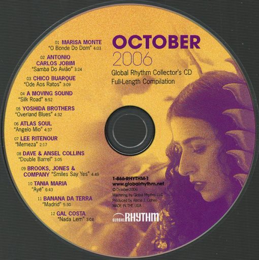 Various - Global Rhythm Collector's CD October 2006 (CD, Comp, Smplr) (Near Mint (NM or M-))