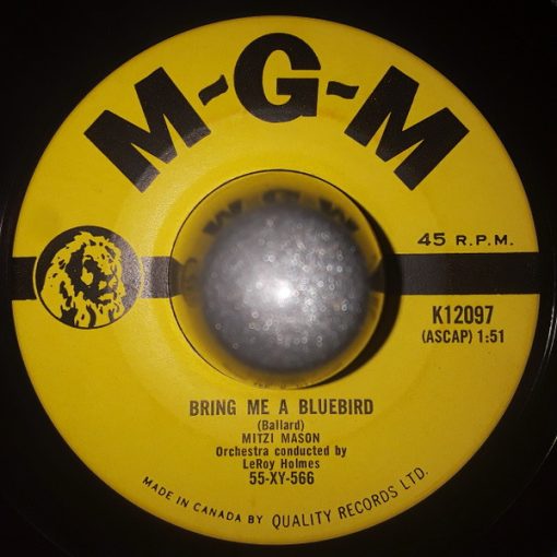 Mitzi Mason - Bring Me A Bluebird / But I Was Wrong (7", Single) (Very Good Plus (VG+))