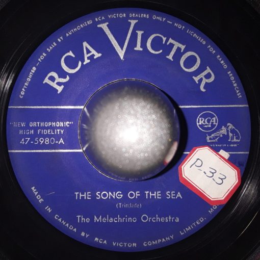 The Melachrino Orchestra / The Melachrino Strings - The Song Of The Sea / Sur Le Pavé (Pavements Of Paris) (7", Single) (Very Good Plus (VG+))