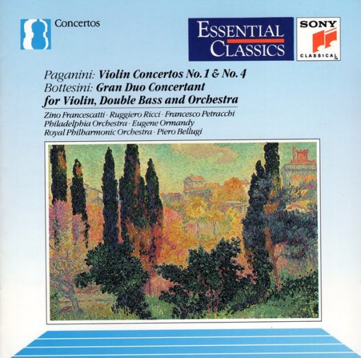 Niccolò Paganini, Giovanni Bottesini - Violin Concertos No. 1 & No. 4 - Gran Duo Concertant For Violin, Double Bass And Orchestra (CD, Comp) (Near Mint (NM or M-))