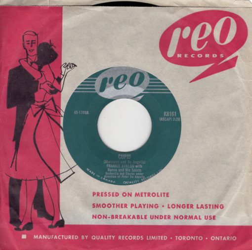 Frankie Avalon With Rocco & His Saints - Cupid (7") (Near Mint (NM or M-))