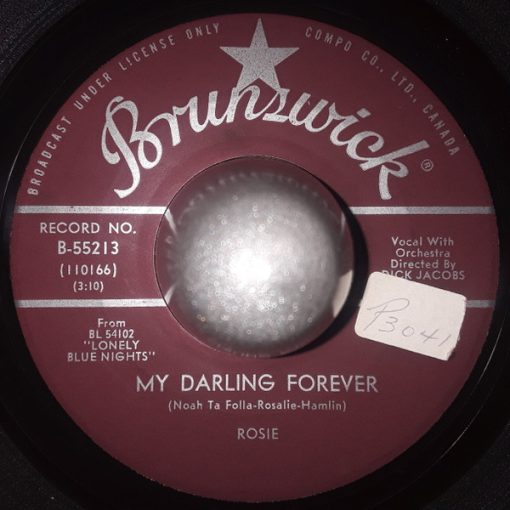 Rose Hamlin - My Darling Forever (7", Single) (Very Good Plus (VG+))