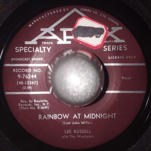 Lee Russell (3) With The Wayfarers (5) - Rainbow At Midnight / Honky-Tonk Woman (7", Single) (Very Good Plus (VG+))