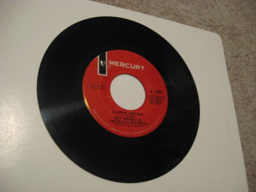 Roy Drusky & Priscilla Mitchell - Slippin' Around / Trouble On Our Line (7", Single) (Very Good (VG))