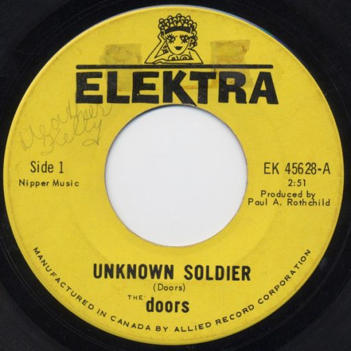 The Doors - Unknown Soldier / We Could Be So Good Together (7", Single) (Very Good Plus (VG+))