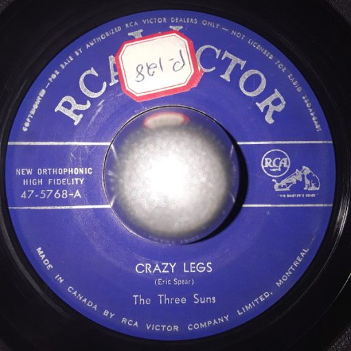 The Three Suns - Crazy Legs / Moonlight And Roses (Bring Mem'ries Of You) (7") (Very Good (VG))