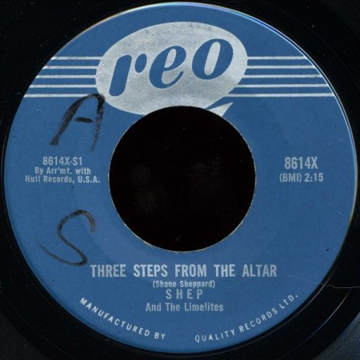 Shep & The Limelites - Three Steps From The Altar / Oh, What A Feeling (7", Single) (Very Good Plus (VG+))