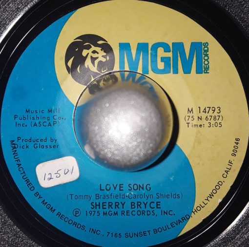 Sherry Bryce - Love Song (7", Single) (Very Good Plus (VG+))