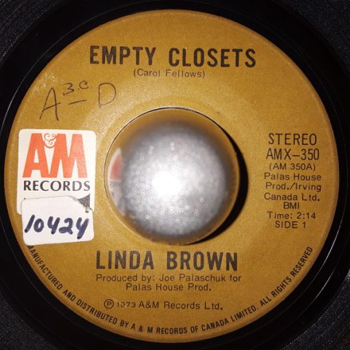 Linda Brown (4) - Empty Closets (7", Single) (Very Good (VG))