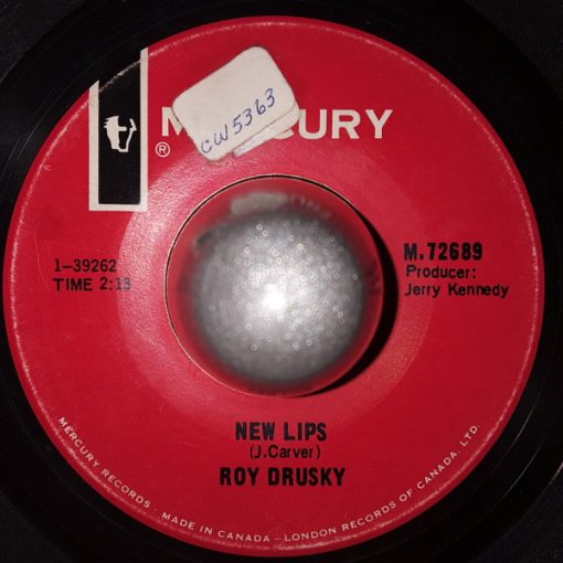 Roy Drusky - New Lips / Now (7") (Very Good (VG))