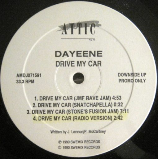 DaYeene / Aswad - Drive My Car / Best Of My Love / Fire (12", Promo) (Mint (M))