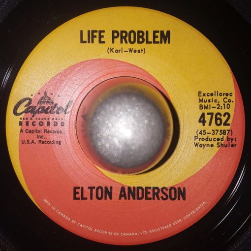 Elton Anderson - Life Problem / Sick And Tired (7", Single) (Very Good Plus (VG+))