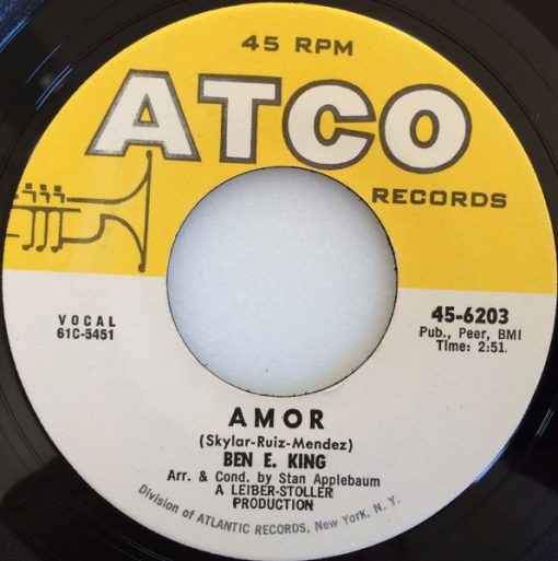 Ben E. King - Amor (7", Single) (Near Mint (NM or M-))