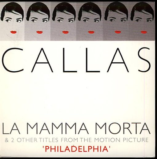 Maria Callas - La Mamma Morta & 2 Other Titles From The Motion Picture ' Philadelphia ' (CD, Maxi, Mono, Dig) (Near Mint (NM or M-))