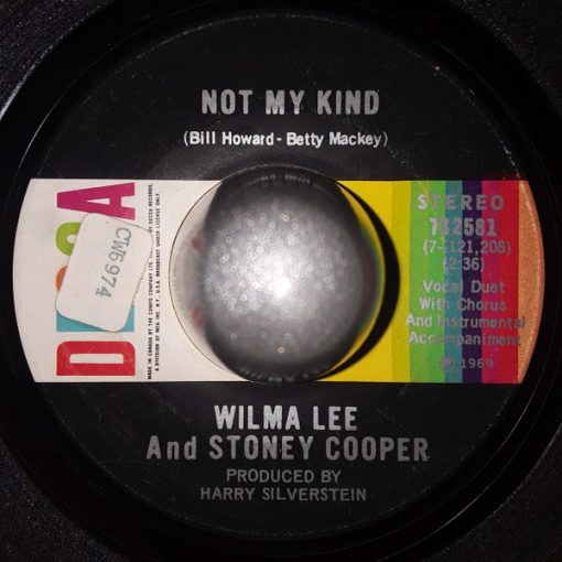 Wilma Lee & Stoney Cooper, Wilma Lee Cooper - Not My Kind (7", Single) (Very Good Plus (VG+))