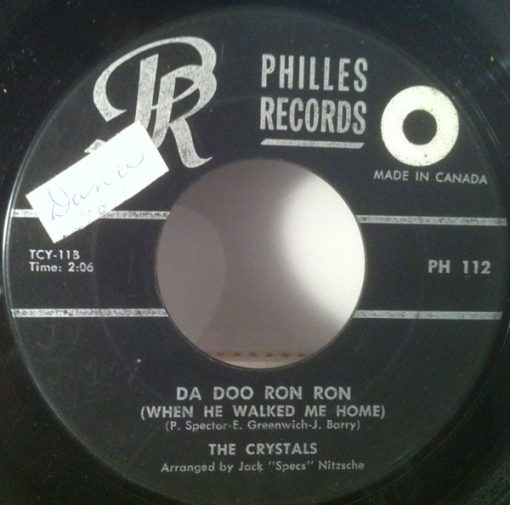 The Crystals - Da Doo Ron Ron (When He Walked Me Home) (7", Single) (Near Mint (NM or M-))