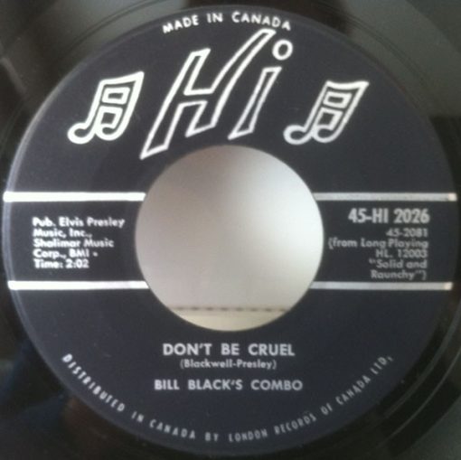 Bill Black's Combo - Don't Be Cruel / Rollin' (7") (Near Mint (NM or M-))