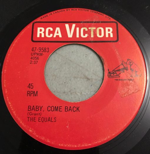 The Equals - Baby, Come Back / Hold Me Closer (7", Single) (Very Good (VG))