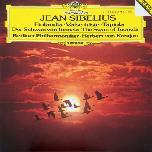 Jean Sibelius - Berliner Philharmoniker · Herbert von Karajan - Finlandia · Valse Triste · Tapiola · Der Schwan Von Tuonela = The Swan Of Tuonela (CD, Album) (Near Mint (NM or M-))