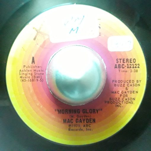 Mac Gayden - Morning Glory (7", Single) (Very Good Plus (VG+))