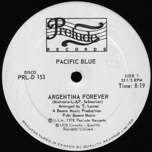 Pacific Blue (2) - Argentina Forever (12") (Mint (M))