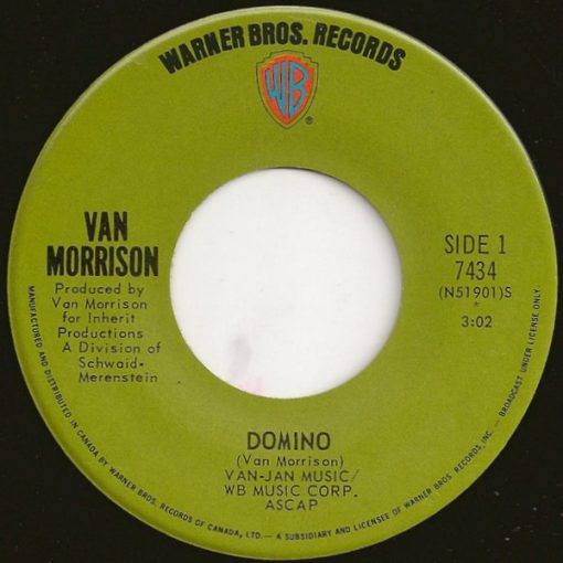 Van Morrison - Domino / Sweet Jannie (7", Single) (Near Mint (NM or M-))