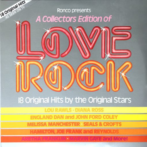 Various - Love Rock (LP, Comp) (Mint (M))