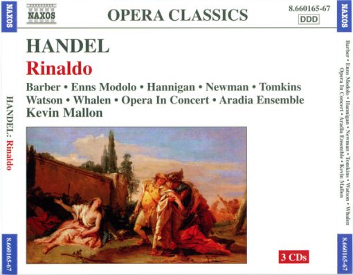 Georg Friedrich Händel, Kimberly Barber, Jennifer Enns Modolo, Barbara Hannigan, Marion Newman, Giles Tomkins, Sean Watson, Laura Whalen, Opera In Concert, Aradia Ensemble, Kevin Mallon - Rinaldo (3xCD, Album + Box) (Near Mint (NM or M-))