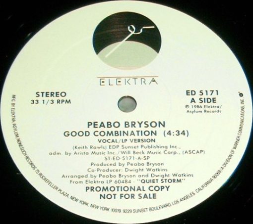 Peabo Bryson - Good Combination (12", Promo) (Mint (M))