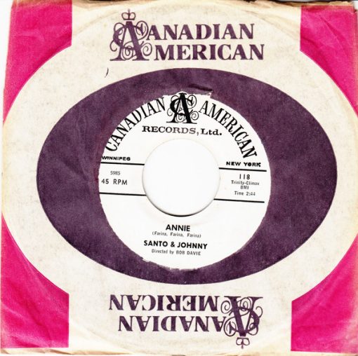 Santo & Johnny - Annie  (7", Single, Promo) (Near Mint (NM or M-))