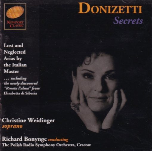 Christine Weidinger, Richard Bonynge, The Polish Symphony Orchestra Cracow - Donizetti Scerets (CD, Album) (Near Mint (NM or M-))