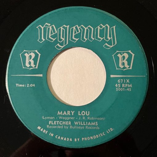 Fletcher Williams - Mary Lou / Stop, Look And Love Me (7", Single) (Near Mint (NM or M-))