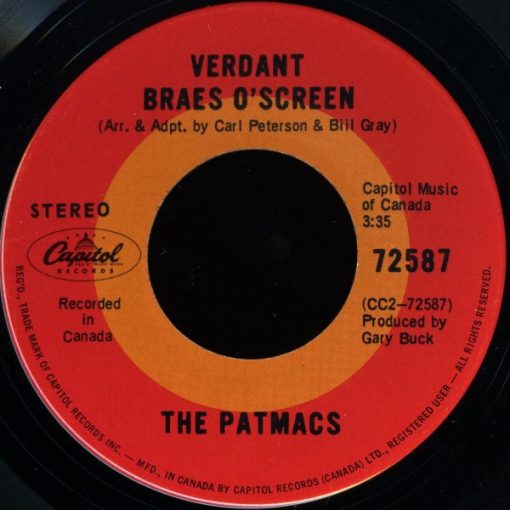 The PatMacs - Verdant Braes O'Screen / The River Is Wide (7", Single) (Near Mint (NM or M-))