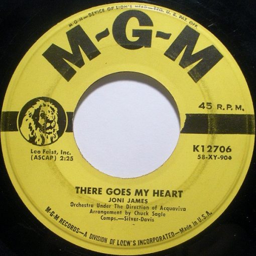 Joni James - There Goes My Heart / Funny (7") (Near Mint (NM or M-))