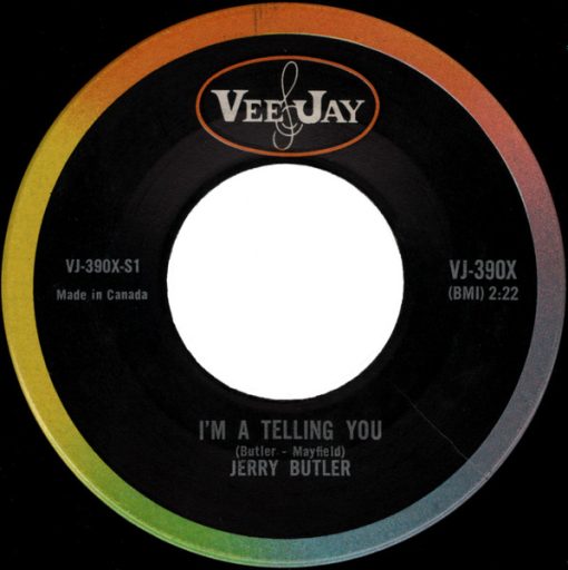 Jerry Butler - I'm A Telling You / I See A Fool (7", Single) (Very Good Plus (VG+))