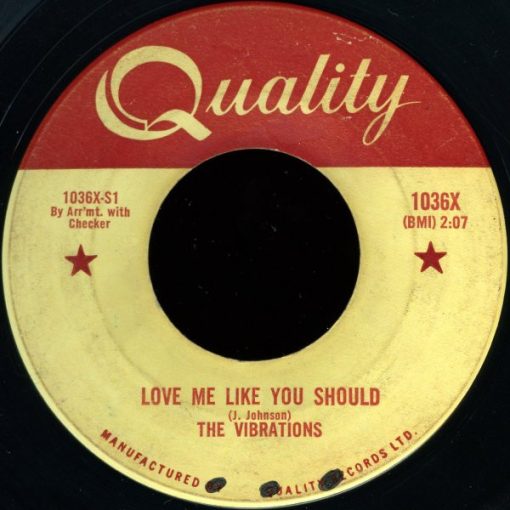 The Vibrations - Love Me Like You Should  (7", Single) (Very Good (VG))