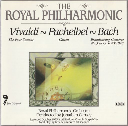 Antonio Vivaldi, Johann Pachelbel, Johann Sebastian Bach, Jonathan Carney, Royal Philharmonic Orchestra - The Four Seasons/Canon/Brandenberg Concerto No.3 in G. BWV1048 (CD, Comp) (Near Mint (NM or M-))