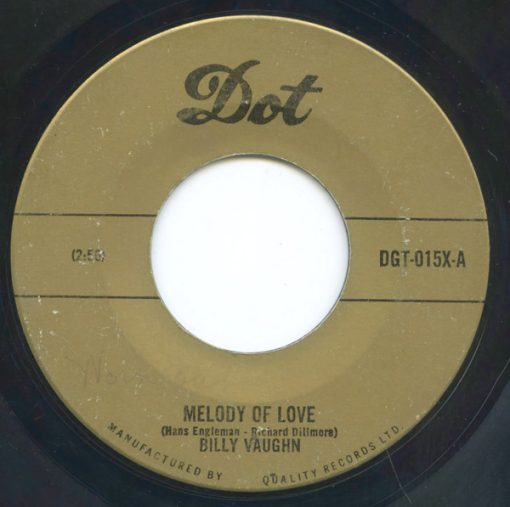 Billy Vaughn - Melody Of Love / Blue Hawaii (7", Single) (Near Mint (NM or M-))