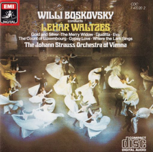 Willi Boskovsky, Franz Lehár, Wiener Johann Strauss Orchestra - Waltzes (CD, RE) (Near Mint (NM or M-))